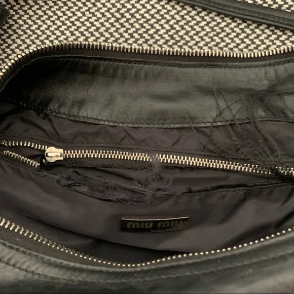 Miu Miu Half Moon Shoulder Bag - Picture 10 of 11